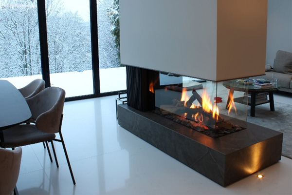 Luxury Interior with Kalfire GP115/55R In Collaboration with Andrea Palmer Interiors, London